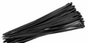 Cable Ties, Black, 4.8 x 300mm per 100