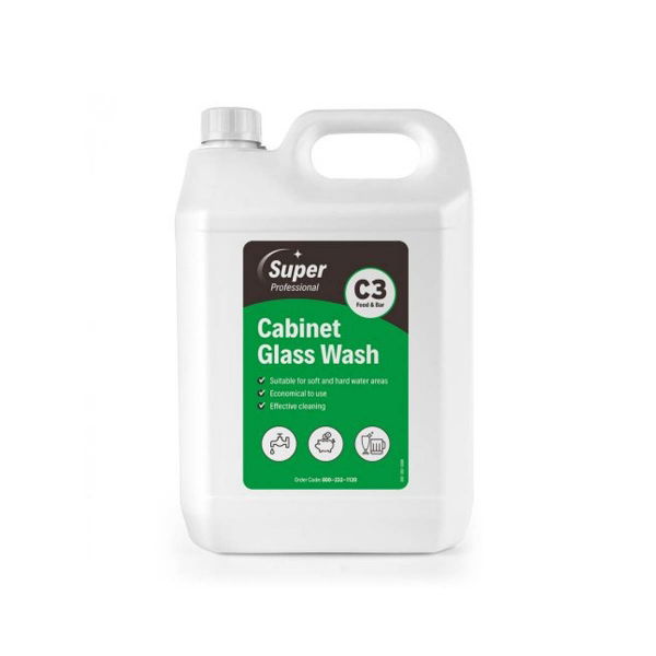 Super Cabinet Glass Wash, C3, 5 Litre