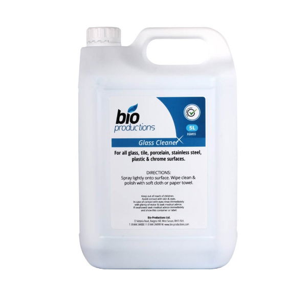 HK1205 Bio Productions Glass & Steel Cleaner 5L