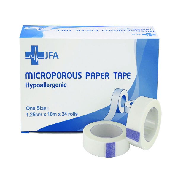 Microporous Tape, 1.25cm x 10m, Box of 24 Rolls