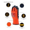 011TG-10 - Warrior Thermal Latex Coated Grip Gloves, Size 10 per pair