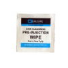 WPS18 - Alcohol Pre-injection Cleansing Wipes, Box of 100