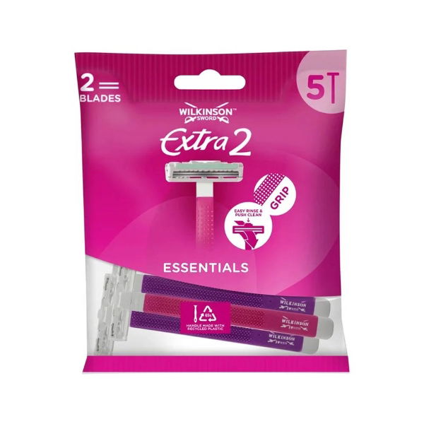 T1011/C - Wilkinson Sword Extra 2 Ladies Disposable Razor 5’s x 10/pk