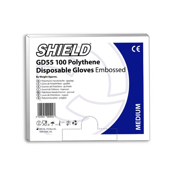 G29 Shield Polythene Gloves Clear