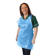 Flat Pack Aprons, Blue, Standard, ~27 x 40", Case of 10x100