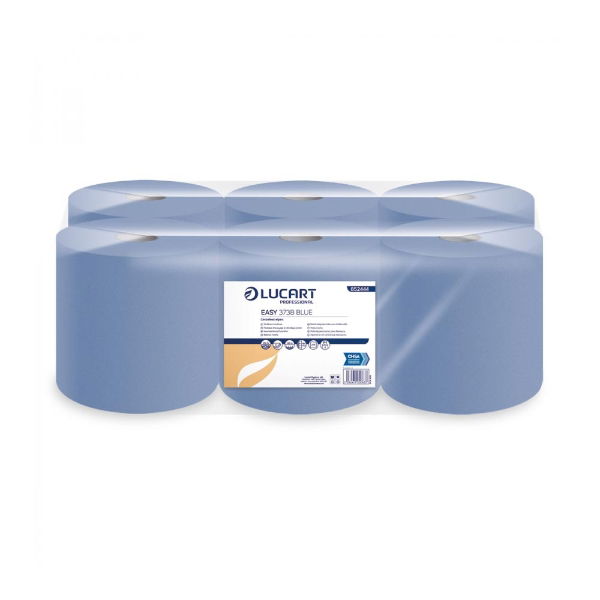 P3 - Centre Feed Rolls, Blue 3 Ply, 190mm x 135m, per 6 rolls