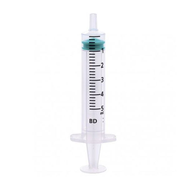 Sterile Disposable Syringes, 5ml Luer Slip, Pack of 10