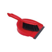 Dust Pan and Brush Set Soft Bristles - Various Colours