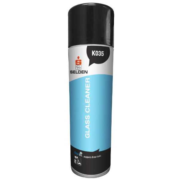 K35 Glass Cleaner 480ml Aerosol, Each