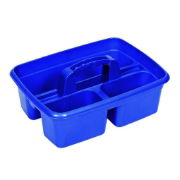 Tote Cleaners Caddy, Blue, Plastic