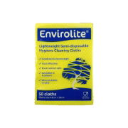 Envirolite J Type General Purpose Cloths, Yellow, Pack of 50