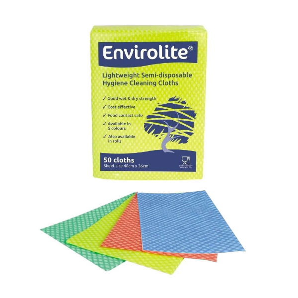 Envirolite J Type General Purpose Cloths Pack of 50