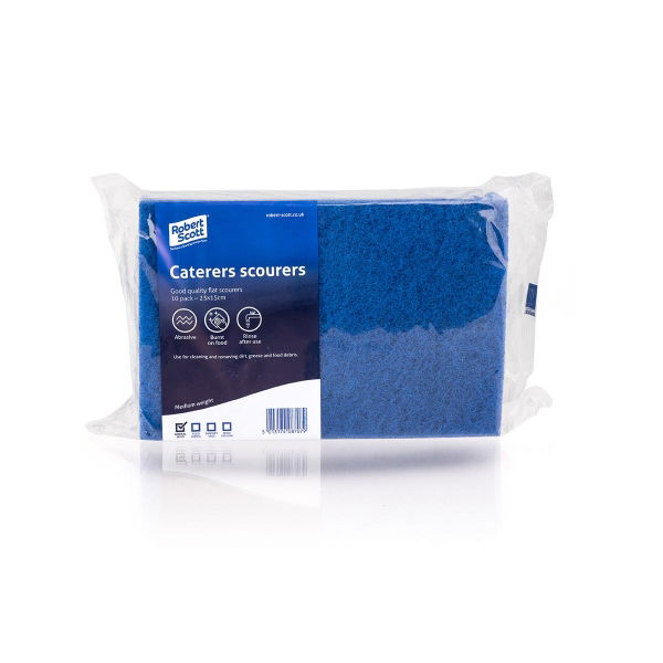 Scourer, Blue, Standard, 9 x 6", Pack of 10