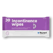 WPS270 - Incontinence Wipes, 33 x 23cm, Pack of 30