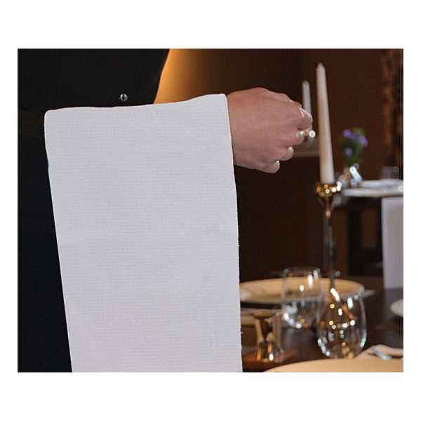 White Honeycomb Waiters Cloth 10 per Pack