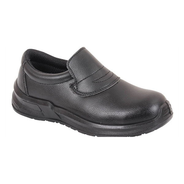 Blackrock Black Slip on Safety Shoes